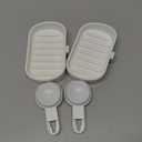 LEVERLOC Soap Holder Suction Cup for Shower, 2 Pack Bar Soap Dish Holder for Shower Wall Mounted NO-Drilling, Plastic Self Draining Removable Vacuum Suction for Bathroom Bathtub Sink