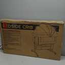 Semphis Baby Bassinet, 3 in 1 Bassinets Bedside Sleeper, Adjustable Height Bedside Sleeper with Rocking Mode, Breathable Mesh, Storage Basket, Wheels, Easy Assemble & Folding (Gray) (Grey)