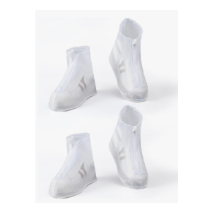 Waterproof Shoe Covers 2 pairs Rain Shoe Covers for Men Women and Children for Outdoor Activities