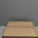 UpgradedDimmable Gold Floor Lamps for Living Room, 11W LED Bulb Included, Modern Standing Lamp with Marble Base, Tall Pole Light with White Linen Shade for Bedroom Reading Office Corner Nursery