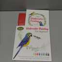 Watercolor Workbook, Water Coloring Book, Beginner Friendly Water Painting Book, Watercolor Sketchbook Paint Book with 12-Color Paint Set & Brush for Adults and Teens(Birds)