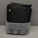 Outdoor Dog Kennel Cover - Full Coverage for 8'Dx4'Wx6'H Dog Cages, 600D Heavy Duty Waterproof Kennel Cover, Black