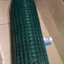 Tongmo 24" x 100' Green Chicken Wire Fencing, 19 Gauge Green Wire Fence, 1"x1" Mesh Size Metal Welded Wire Garden Fence Roll, Poultry Netting for Rabbit/Duck/Chicken