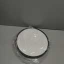 LightingWill 15.7 Inch Black Flush Mount LED Ceiling Light Fixture 32W, 6000K Daylight White, 3800LM, Flat Modern Round Closet Lighting Fixtures, Low Profile Ceiling Lamp for Bedrooms, Hallway .etc.