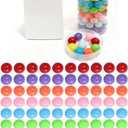 80pcs Chinese Checker Game Replacement Balls,8 Colors 14mm Acrylic Balls for Marble Run,Aggravation Game,Marbles/Traditional Marbles Games