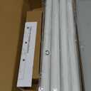 IFELS Heavy Duty Curtain Rods for Windows 66 to 120 Inch, 1 Inch Adjustable White Curtain Rod Set with Easy Installation and Modern Design (A1,White,30-120")