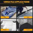 BXI HDPE Double Sided Sealant Lap Tape for Waterproof Membrane Bonding. 4 Inch x 65 Ft Seam Sealing Overlap Tape. Adhesive, No Leak. Liner On Roof, Pond, Pool