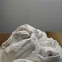 Luxurious Oversized California Goose Down Fiber Waterfowl Feather Fiber Comforter Duvet Insert 104" x 96",inches, 100% Cotton Cover, 80 oz. Fill Weight, All-Season White Comforter