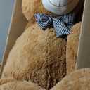 MaoGoLan Big Teddy Bear 5ft for Girlfriend - Large Teddy Bear Stuffed Animal with Smiling Face - Cuddly Valentines Teddy Bear for Boyfriend,Wife,Lover