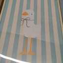 3 Piece Funny Nursery Framed Wall Art Silly Goose Picture Wall Decor