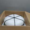 16 Inch Light Fixtures Ceiling Mount, Close to Ceiling Light with Seeded Glass, Outdoor Indoor Flush Mount Ceiling Light for Bedroom Living Room Kitchen Porch Hall Patio, ROS91AL-BK (Black)