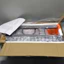 6in 6 Tier Slim Storage Cart with Wheels, Narrow Space Rolling Shelving Unit with Handle, Metal Wire Mobile Organizer Rack for Kitchen Bathroom Office Laundry