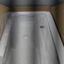 Wall Mount Bathroom Sink, KINGO HOME 24 inch Bathroom Vessel Sink Free Standing Wall Hung Sink Rectangle, White Porcelain Ceramic Vessel Floating Vanity Sink Art Basin with Faucet Hole and Overflow