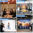 10 x 8FT Backdrop Banner Stand, Heavy Duty Adjustable Photo Background Support Frame Kit, Step and Repeat Stand for Photo Booth, Parties, Exhibition, Trade Show, Wedding