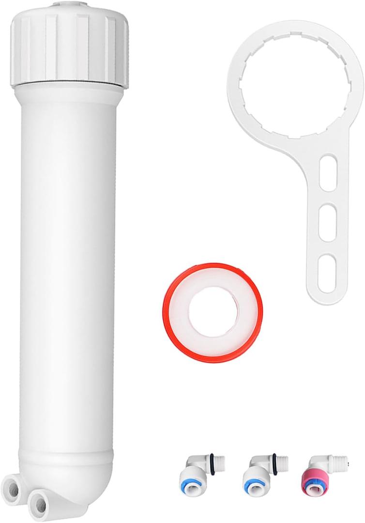 RO Membrane Housing Kit 1812/2012 for 24-150 GPD RO Membrane Reverse Osmosis Membrane Filter Housing Replacement for for RO System, DIY RO Water System & Maple Syrup Reverse Osmosis System