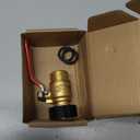 FINEST+ Garden Hose Shut Off Valve, 3/4" GHT Water Hose Shut Turn Off Valve, Heavy Duty Brass Valve Garden Hose Ball Valve With Stainless Steel Long Handle