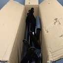 YSSOA Rolling Folding & Rolling Collapsible Garden Cart, Outdoor Camping Wagon Utility with 360 Degree Swivel Wheels & Adjustable Handle, Black 220lbs Weight Capacity