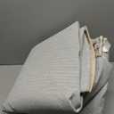 RELEANY Area Rugs 8ft Washable Non-Slip, Floral Vintage Distress Print Pattern Medallion Carpet for Living Room Bedroom Dining Room, Brick Red Rust Neutral Brown Burnt Orange