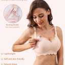 UHdod Nursing Bras for Breastfeeding, Maternity Bra for Pregnancy, Breastfeeding Bras for Women Maternity Bras for Women (XXL)