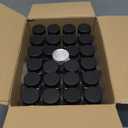 Glass Spice Jars with Label and Black Lids (24 x 4oz) Spice Containers with 240 Labels, Shaker Inserts, Steel Funnel, Empty Square Empty Square Seasoning Organizer