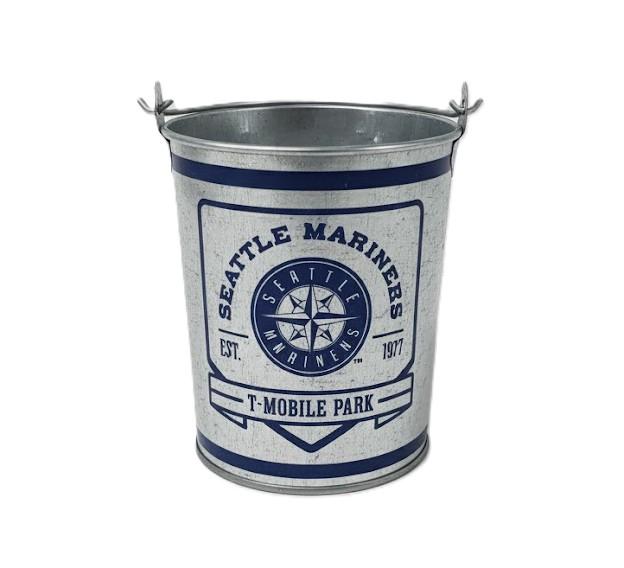 Seattle Mariners EST. 1977 T-Mobile Park Metal Bucket