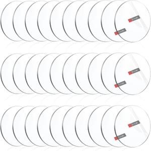 Enoin 30 Pack 4 inch Acrylic Circle Blanks - Acrylic Discs Cut to Size Plexiglass Sheets 1/8 inch Thick, Platic Discs Clear Ornaments for Crafts Arts and Crafts, DIY Project, Paintings