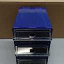 12 Pcs Drawer Stackable Storage Cabinet, White Plastic Organizer with Drawers & 36 Pcs Clear Dividers Organizer Rack & 48 Pcs Tag Card & 24 Pcs Non-slip Stickers for Home Office School