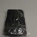 ANNYISON Womens Underwear, Soft Cotton High Waist Breathable Solid Color Briefs Panties for Women (X-Large, 5 Pack in 5 Black Colors)