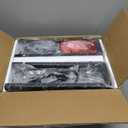 SUPERJARE 78.8 inch Narrow Console Table with Outlet, Sofa Tables, Behind Couch Table, Long Entryway Tables with Charging Station, for Living Room, Rustic Brown