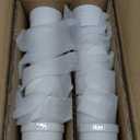 MALACASA Mini Ramekins 2 oz set of 24, Ramiken, Ceramic Creme Brulee Ramekins, White Custard Cups, Small Dipping Bowls for Kitchen Serving Sauce Condiments, Dishwasher Oven Safe, Series RAMEKIN.DISH (1.5 OZ)