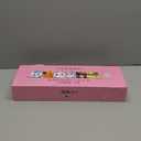 Cute Cat 2.4G USB Wireless Keyboard and Mouse Combo, Silent Keys, Candy Colors, Compatible with Notebook, PC (BlackPink-84Keys)