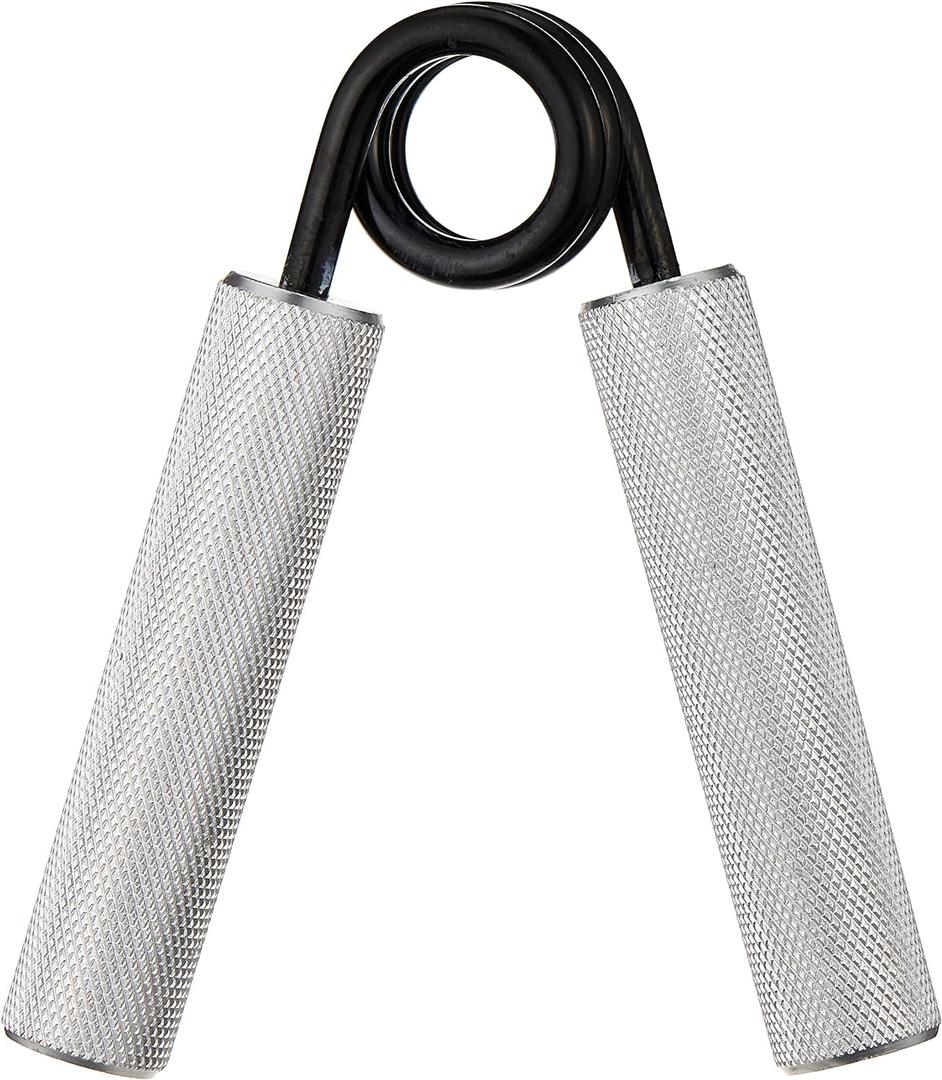 Grip Strengthener, 100 lb Silver Aluminum, Stainless Steel
