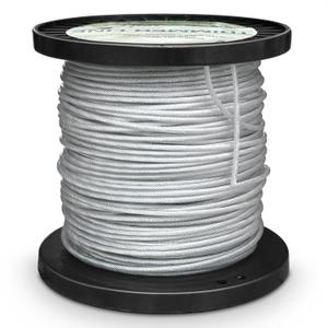 Akuoly Heavy Duty Steel-Core Trimmer Line 0.095" 196ft Durable Trimmer Spool with Inner Steel Wire & Nylon Coating for String Trimmers on Thick Weeds, Pre-Wound Replacement with Storage Reel