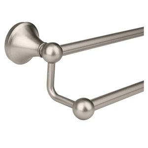 Ntipox Antique Bathroom DoubleTowel Bar Brushed Nickel, 24 Inch Towel Racks for Bathroom Wall Mounted,Bathroom Accessories Towel Holder,Bathroom TwoTowel Rod Hanger