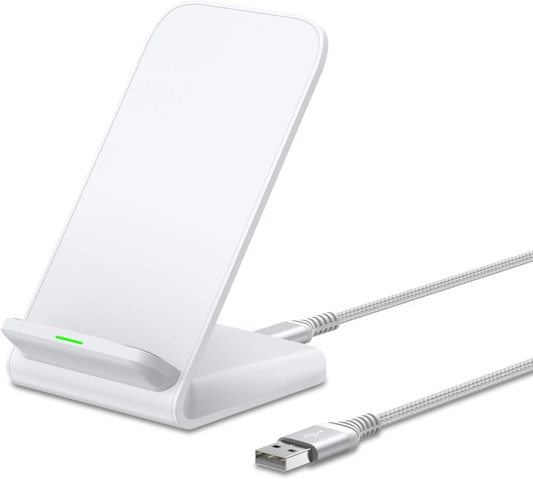 Pixel Fast Wireless Charger, 15W Wireless Charging Stand for Google Pixel 10 Pro XL Fold 9a 9 Pro XL 8a 8 Pro 7a 7 Pro 6 Pro, Android Phone Wireless Charger Stand for Samsung Galaxy S25 Ultra S24 S23 (White)