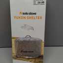 Solo Stove Yukon Shelter - Weather-Resistant Round Cover for Solo Stove Yukon Fire Pit and Accessories - PVC-Coated Polyester with Aluminum Reinforcement - Year-Round Protection (Grey)