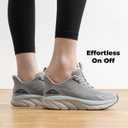 ALLSWIFIT Women's Slip On Walking Shoes Running Comfortable Tennis Breathable Non Slip Athletic Gym Workout Cross Training Fashion Sneakers, Size 8.5, Grey