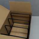 KORRTFID Kitchen Cabinet Organizer - Steel Cookware Rack, Divided Holder with 3 Slots for Skillets, Baking Tray and Chopping Board - Pan Storage (2.2 Inch Width Slots)