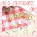 21 Pieces Stars Hair Jewelry for Braids Summer Gold Loc Braid Hair Clips Colorful Beads Dreadlock Accessories Charms Hair Rings Jewelry Hair Accessory for Women