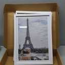 11x15 Picture Frame with Real Glass - Display Pictures 10x14 with Mat or 11 x 15 without Mat, Wall Collage Photo Frame set(White, 3 Pack)