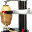 Starfrit Rotato Express Electric Peeler - 2 Spare Blades - Safe & Easy to Use - Effortlessly Peels Vegetables and Fruit (Medium)