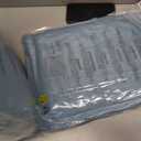 Bedsure 7pc California King Comforter Set & Sheets, Mineral Blue Bedding