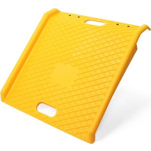 MaxxHaul 50962 Heavy Duty Curb Ramp Portable Poly Threshold Loading Ramp - with 1000lbs Weight Capacity for Furniture Dolly Hand Truck Moving Cart