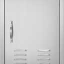 VEVOR BBQ Access Door, 17W x 24H Inch Single Outdoor Kitchen Door, Stainless Steel Flush Mount Door, Wall Vertical Door with Handle, Vents and Hook, for BBQ Island, Grilling Station, Outside Cabinet