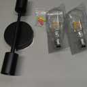 12V Wall Sconce Lighting with 2 Bulbs, 12V Bathroom Vanity Light Fixture for RV, Motorhome, Camper