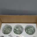 3-Light Bathroom Vanity Light Black Wall Mount Light with Green Glass Shade, Mid Century Wall Sconce Lights Modern Vanity Lamp for Over Mirror Bedroom Hallway