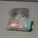 Amazon Basics Dog Bath Brush with Shampoo Dispenser and Fast Dry Towel, Blue and Orange, 3-Pack