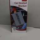 Comfytemp 12V/24V Car Electric Blanket for Back Pain Relief 17"x 33", 4 Heat Settings, 11 Auto-Off, Portable Mini Travel Blanket for Back Pain, Neck, Shoulders and Cramps Relief Washable