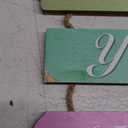 Pink Room Decor for Teen Girls Aesthetic, Cute Bedroom Wall Decor for Baby Girl, Boho Rainbow Wall Art Signs, Trendy Stuff Decorations for Kids Nursery Bed Room Dorm Classroom Bathroom