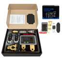 12V Smart Battery Disconnect Switch with Remote Control - Perfect for Cars, Trucks, RVs, and ATVs - Features LED Voltage Display and Anti-Theft Battery Cut-Off Capability (Grey-DC)